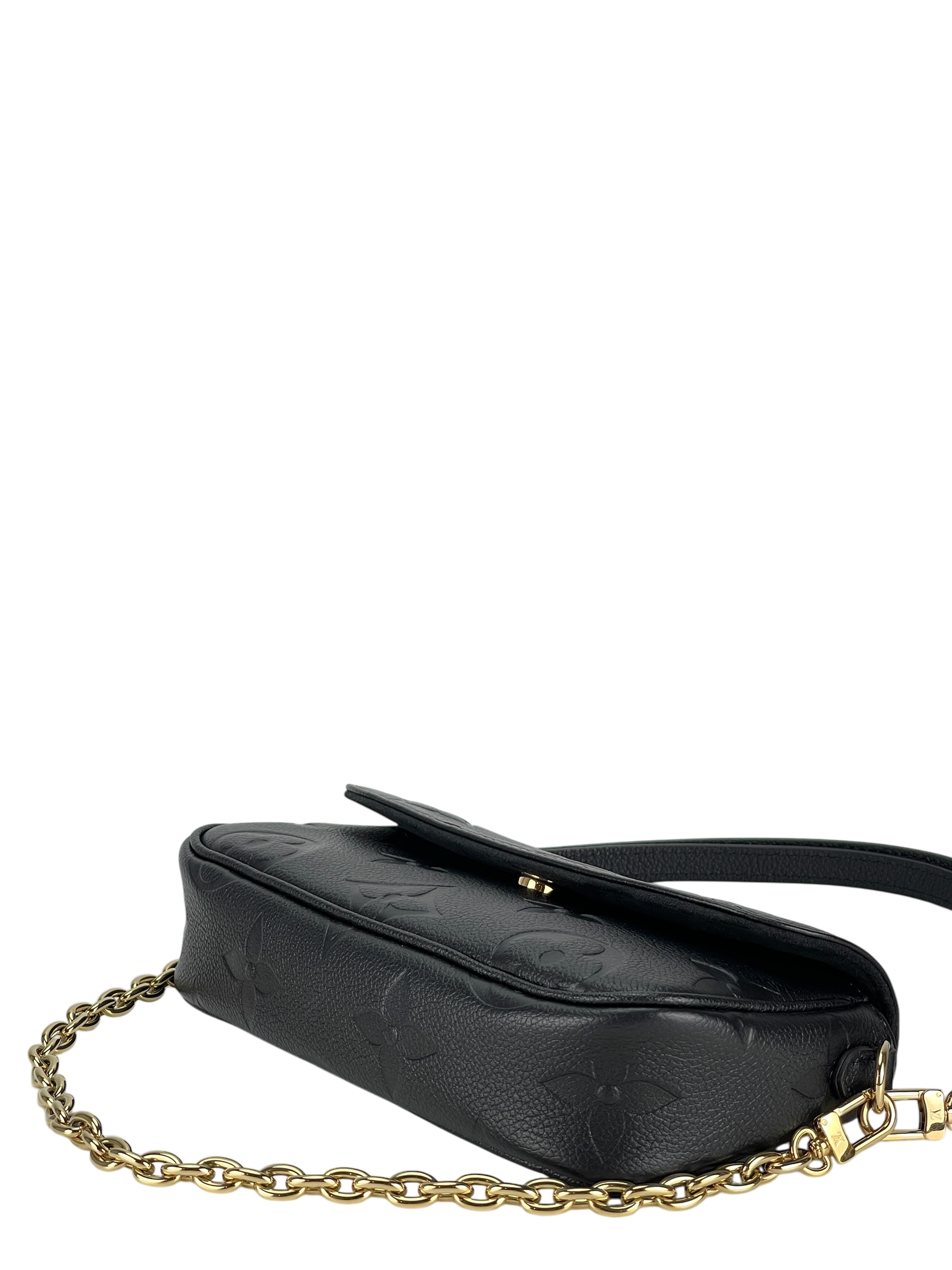 LOUIS VUITTON - Black Monogram Empreinte Ivy 2way Shoulder Bag