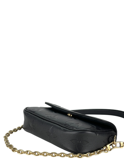 LOUIS VUITTON - Black Monogram Empreinte Ivy 2way Shoulder Bag