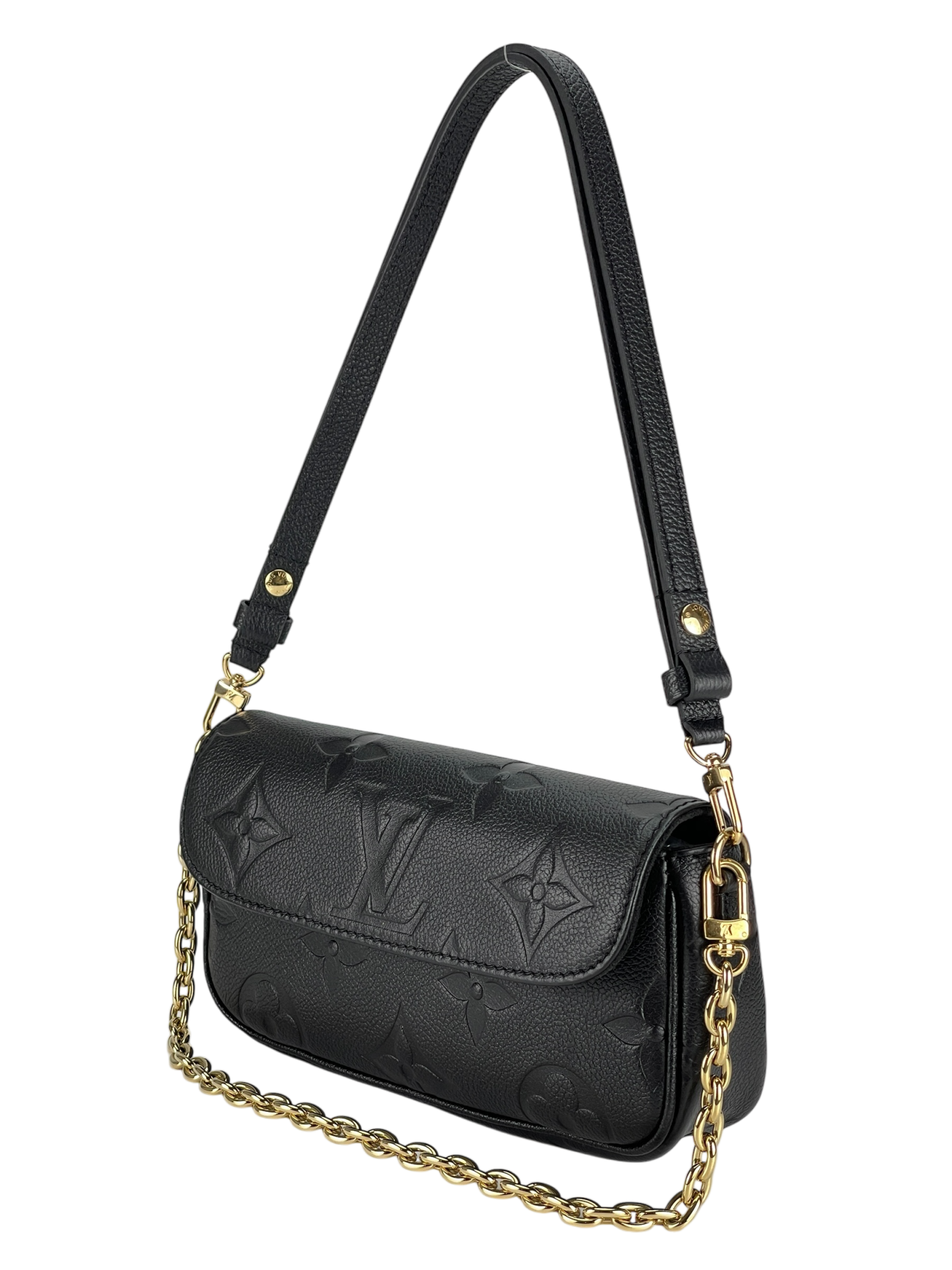 LOUIS VUITTON - Black Monogram Empreinte Ivy 2way Shoulder Bag