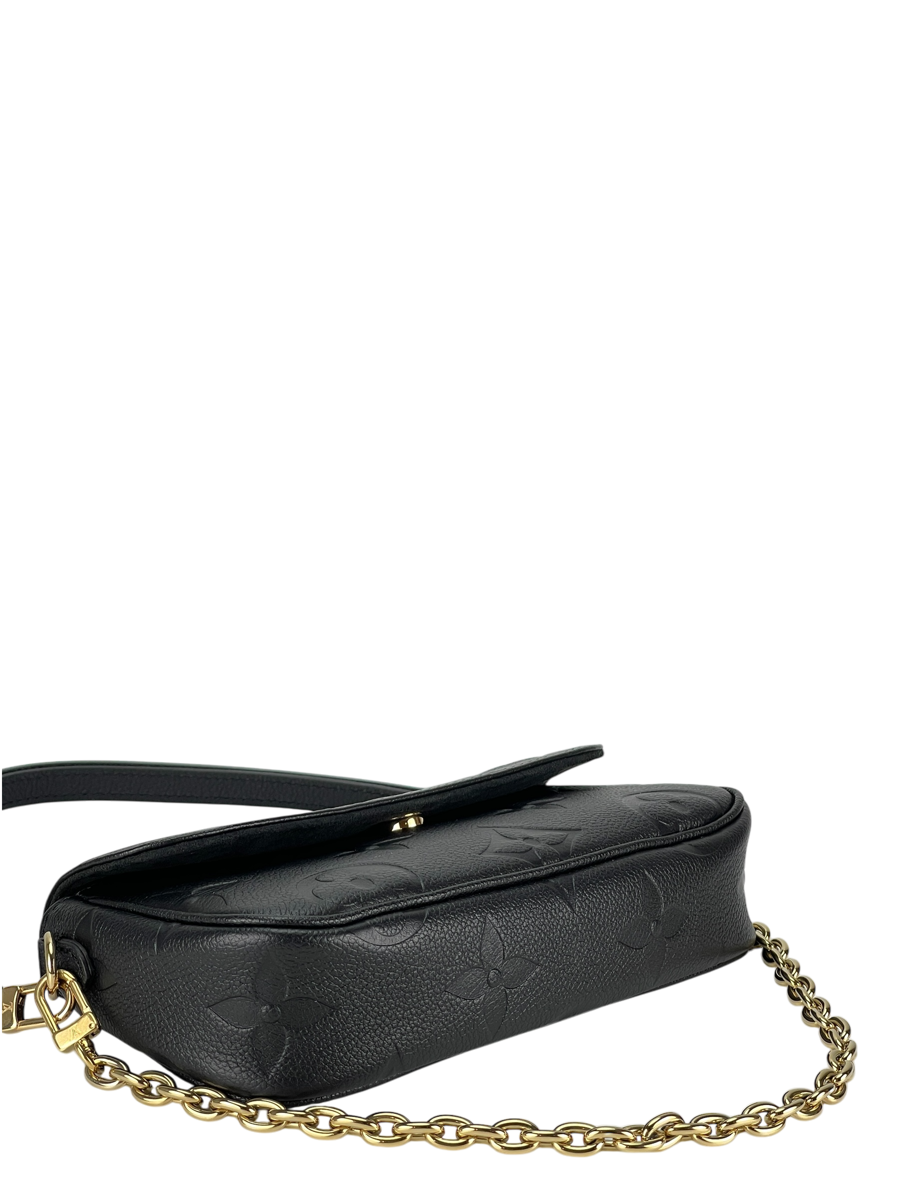 LOUIS VUITTON - Black Monogram Empreinte Ivy 2way Shoulder Bag