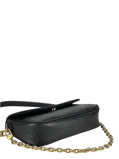 LOUIS VUITTON - Black Monogram Empreinte Ivy 2way Shoulder Bag
