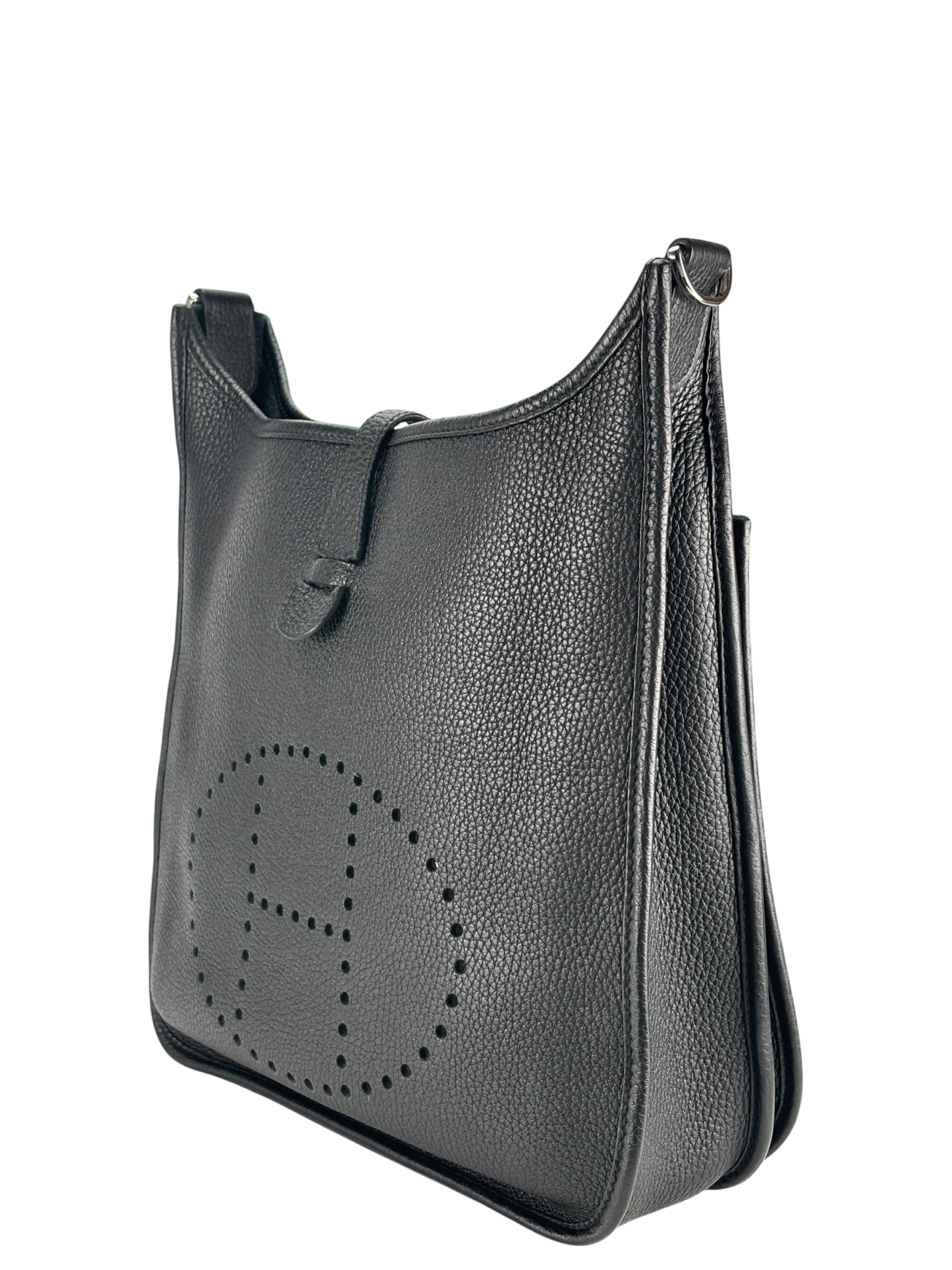 HERMES - Evelyne PM Evelyne 29 Noir Clemence Palladium Hardware