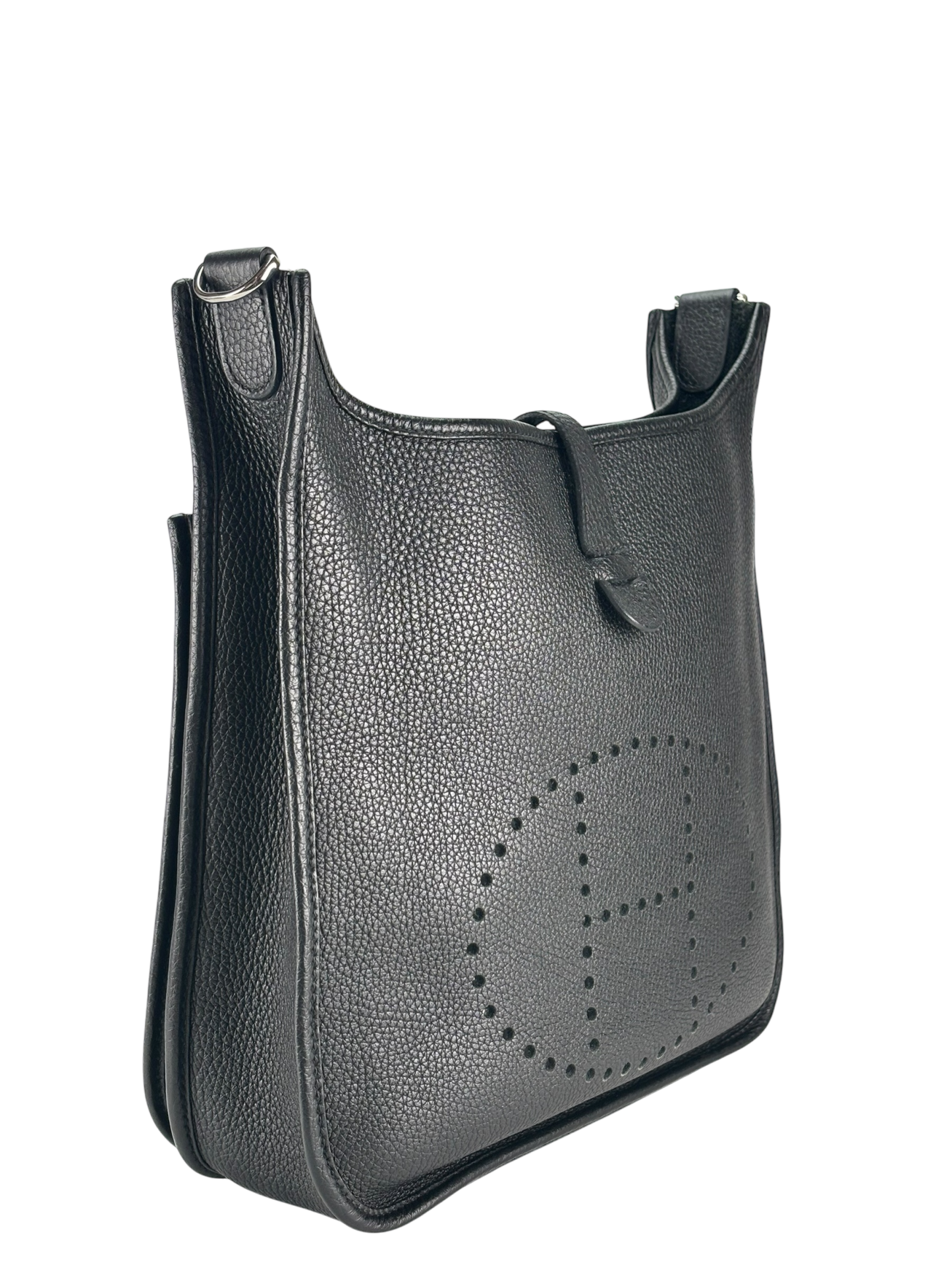 HERMES - Evelyne PM Evelyne 29 Noir Clemence Palladium Hardware