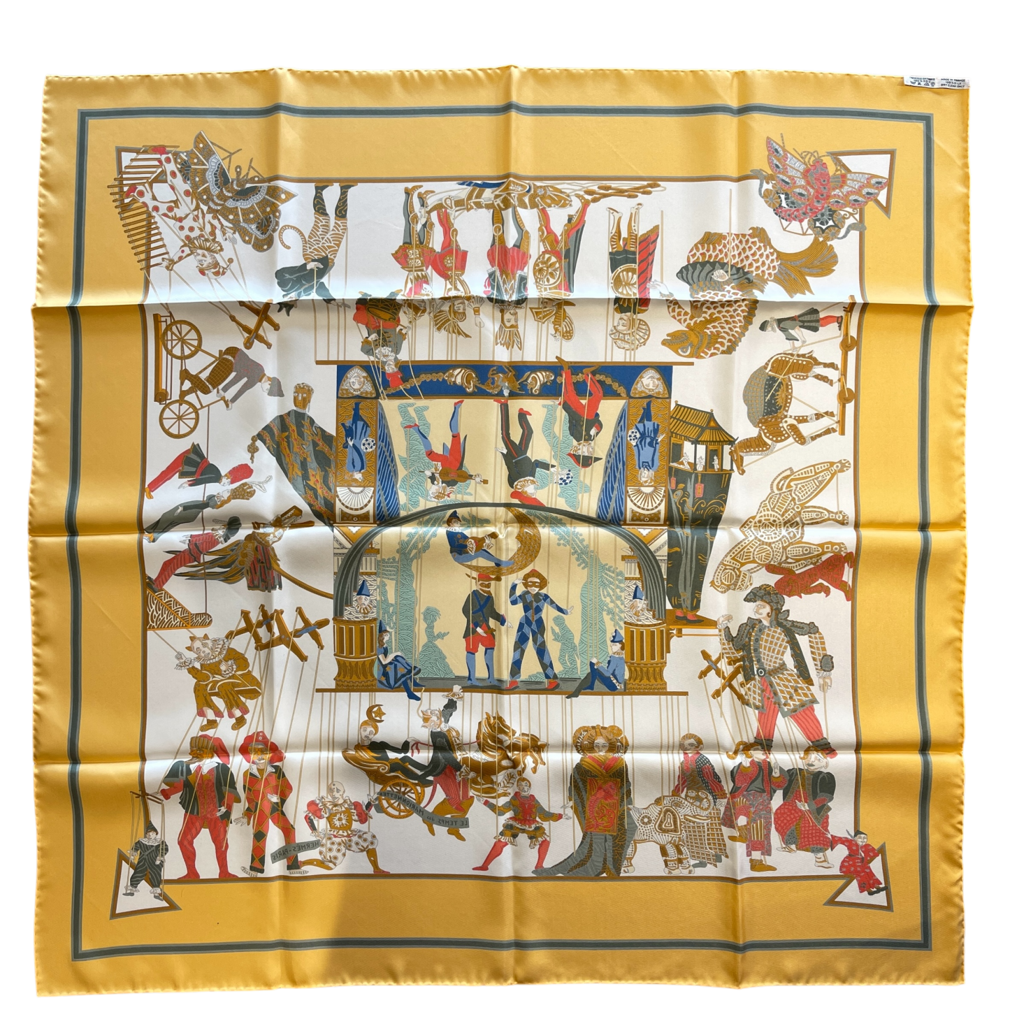 HERMES - Le Temps des Marionnet Scarf 90