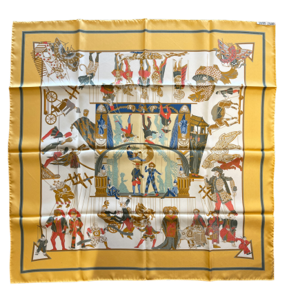 HERMES - Le Temps des Marionnet Scarf 90 