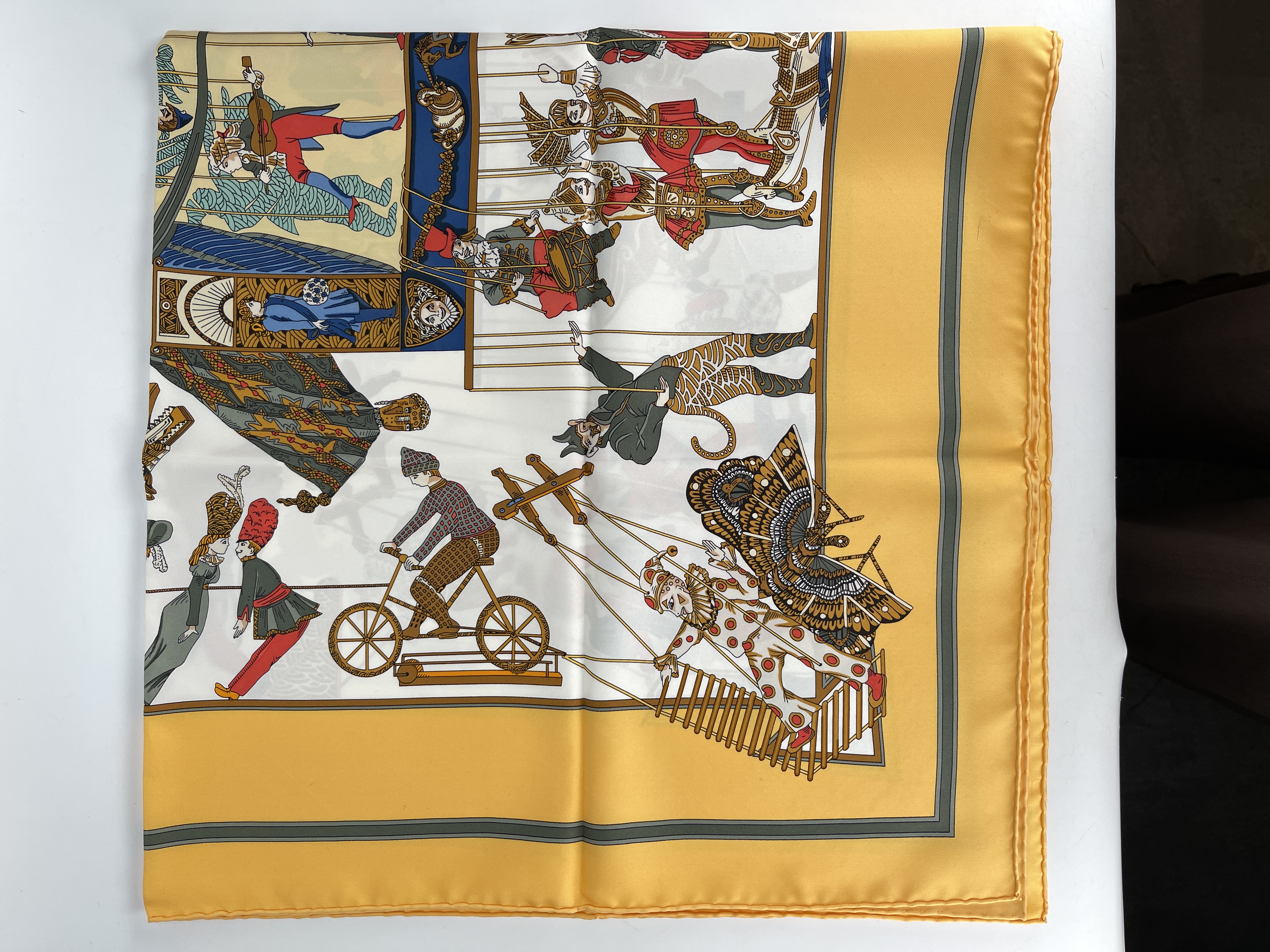 HERMES - Le Temps des Marionnet Scarf 90 