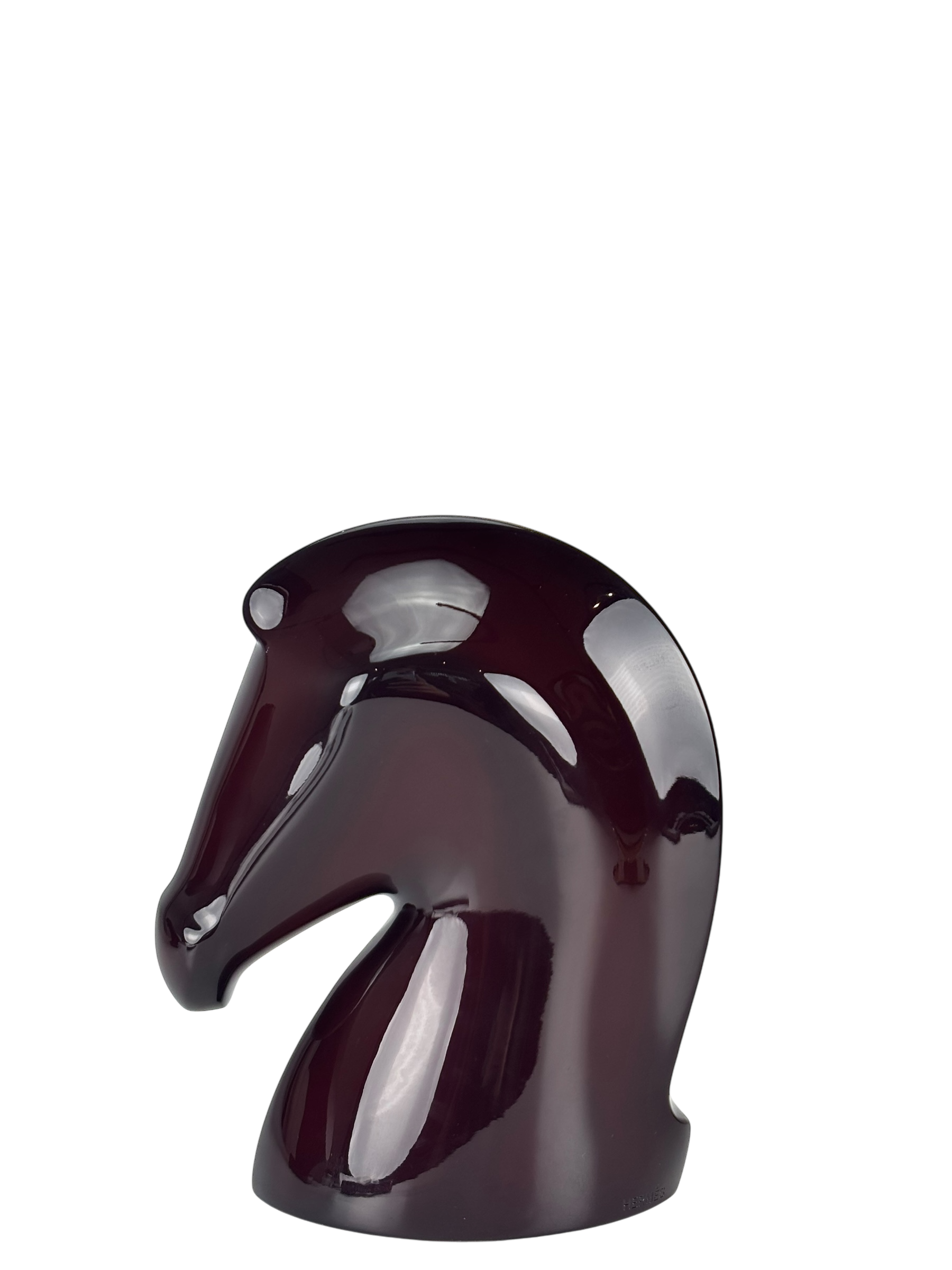 HERMES - Samarcande paperweight aubergine