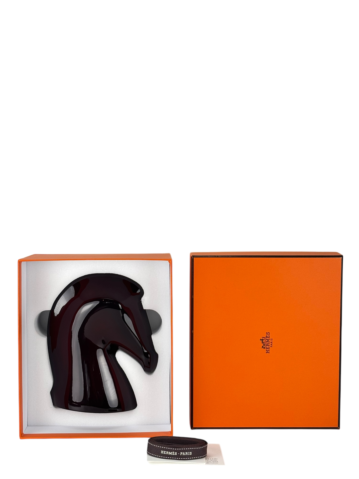 HERMES - Samarcande paperweight aubergine