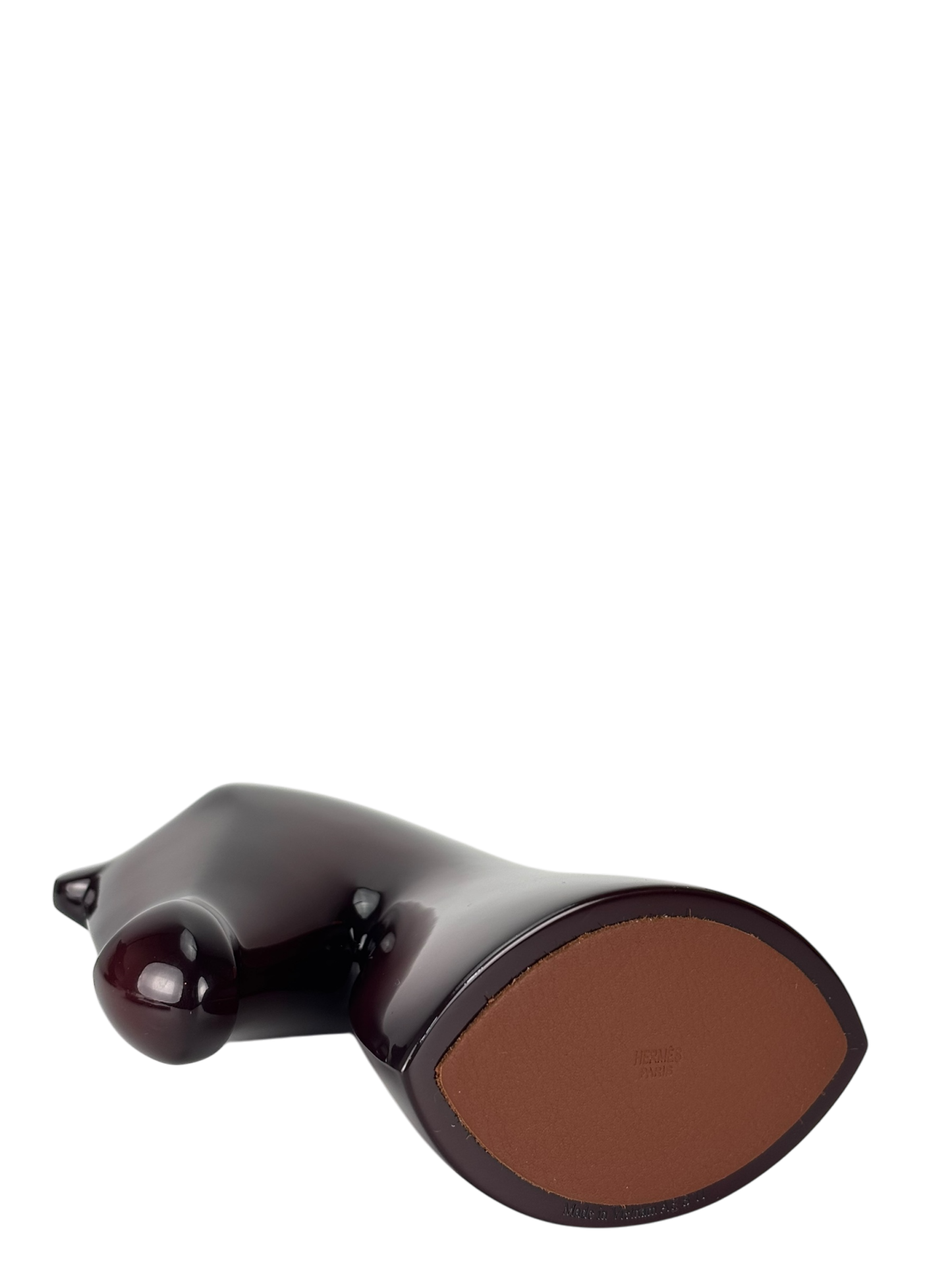 HERMES - Samarcande paperweight aubergine