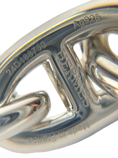HERMES - Chaine d'ancre Bracelet Medium Model 12 links SILVER AG925