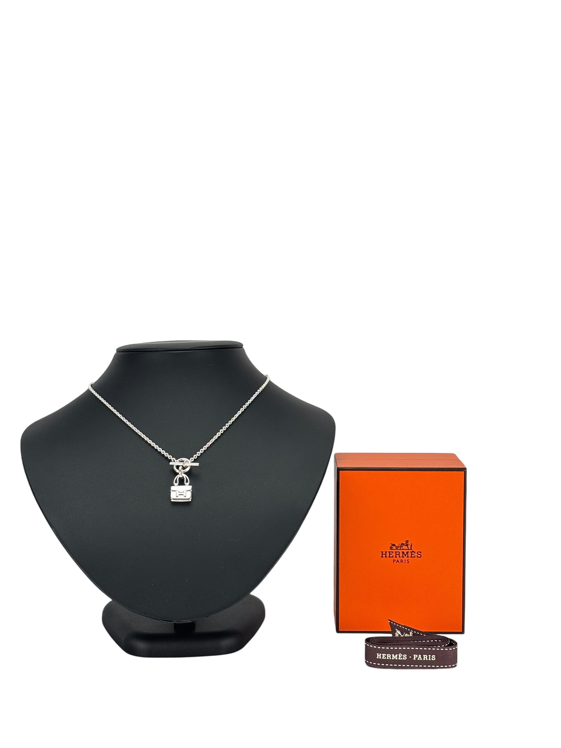 HERMES - 925 Silver Amulette Constance Necklace