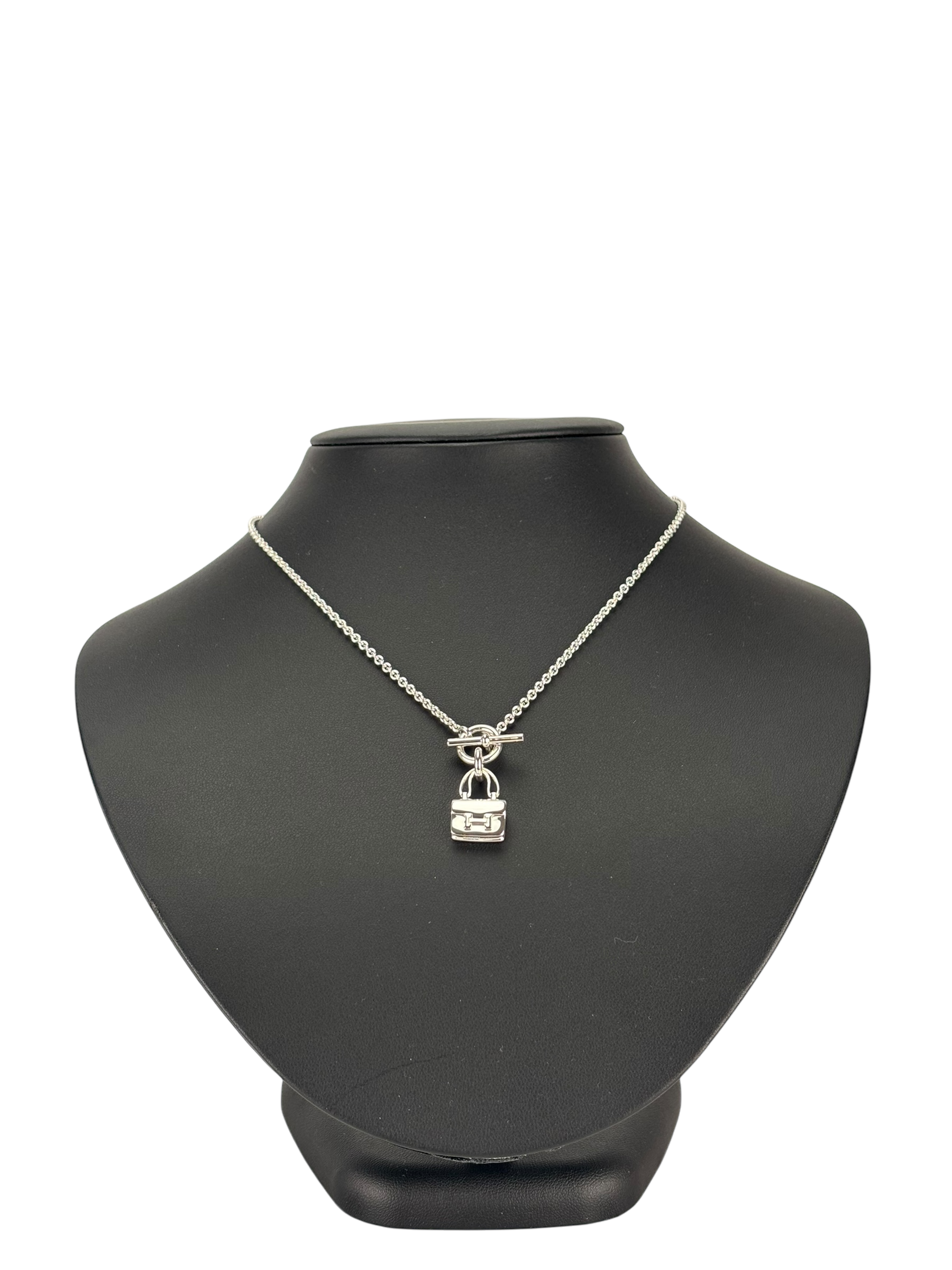 HERMES - 925 Silver Amulette Constance Necklace