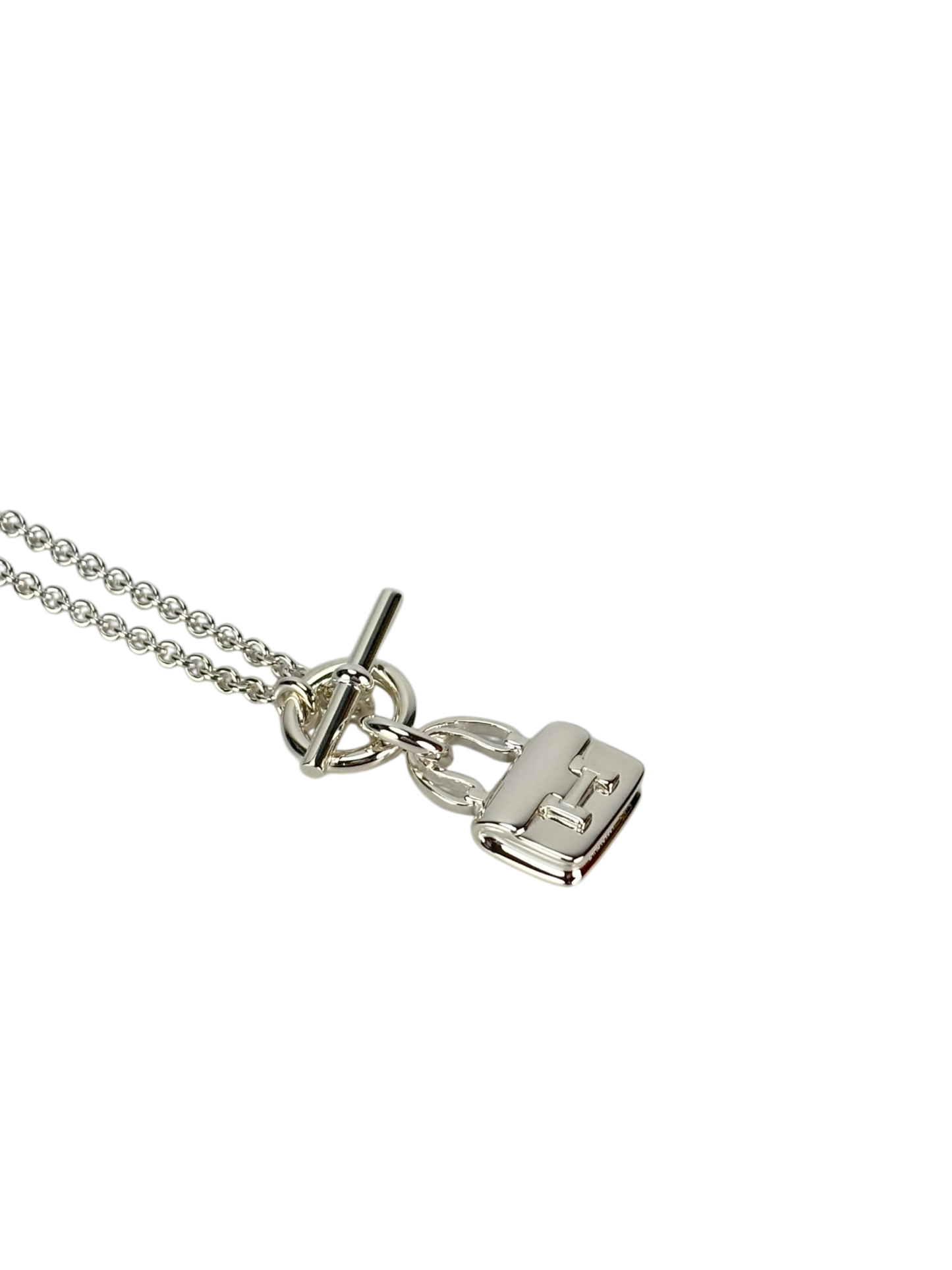 HERMES - 925 Silver Amulette Constance Necklace