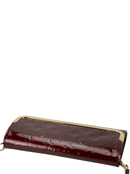 LOUIS VUITTON - Red Monogram Patent Leather Rossmore MM Shoulder Bag 