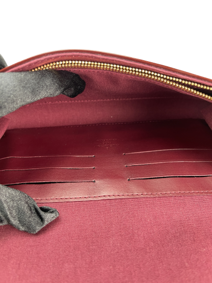 LOUIS VUITTON - Red Monogram Patent Leather Rossmore MM Shoulder Bag 
