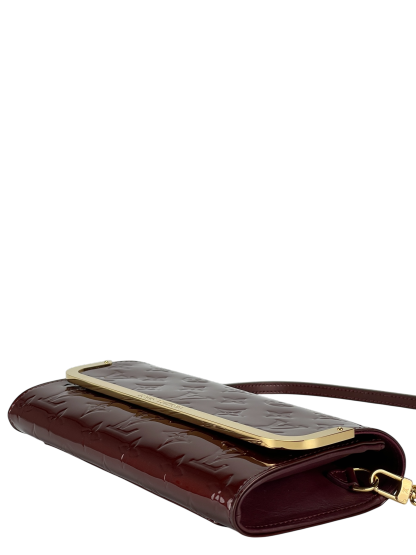 LOUIS VUITTON - Red Monogram Patent Leather Rossmore MM Shoulder Bag 