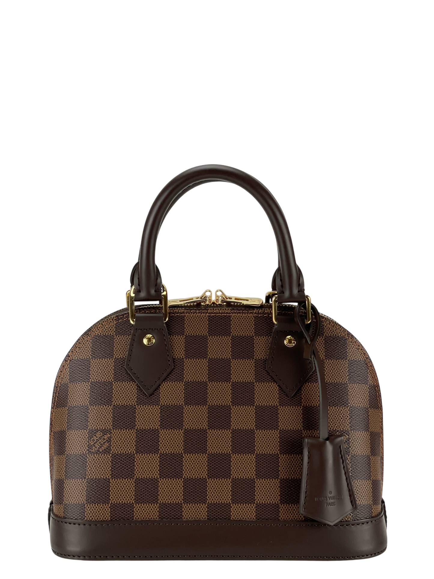 LOUIS VUITTON - Damier Ebene Alma BB Handbag