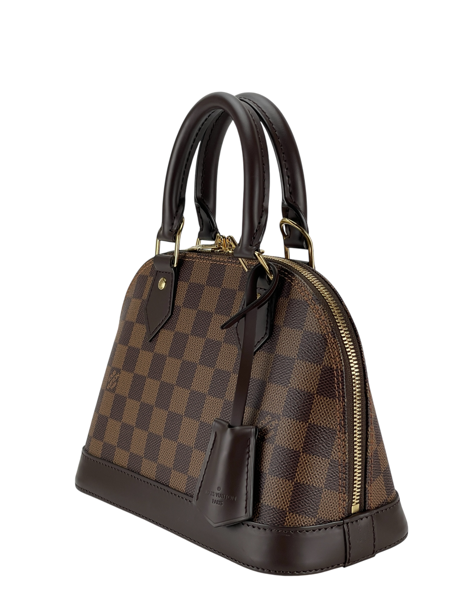 LOUIS VUITTON - Damier Ebene Alma BB Handbag