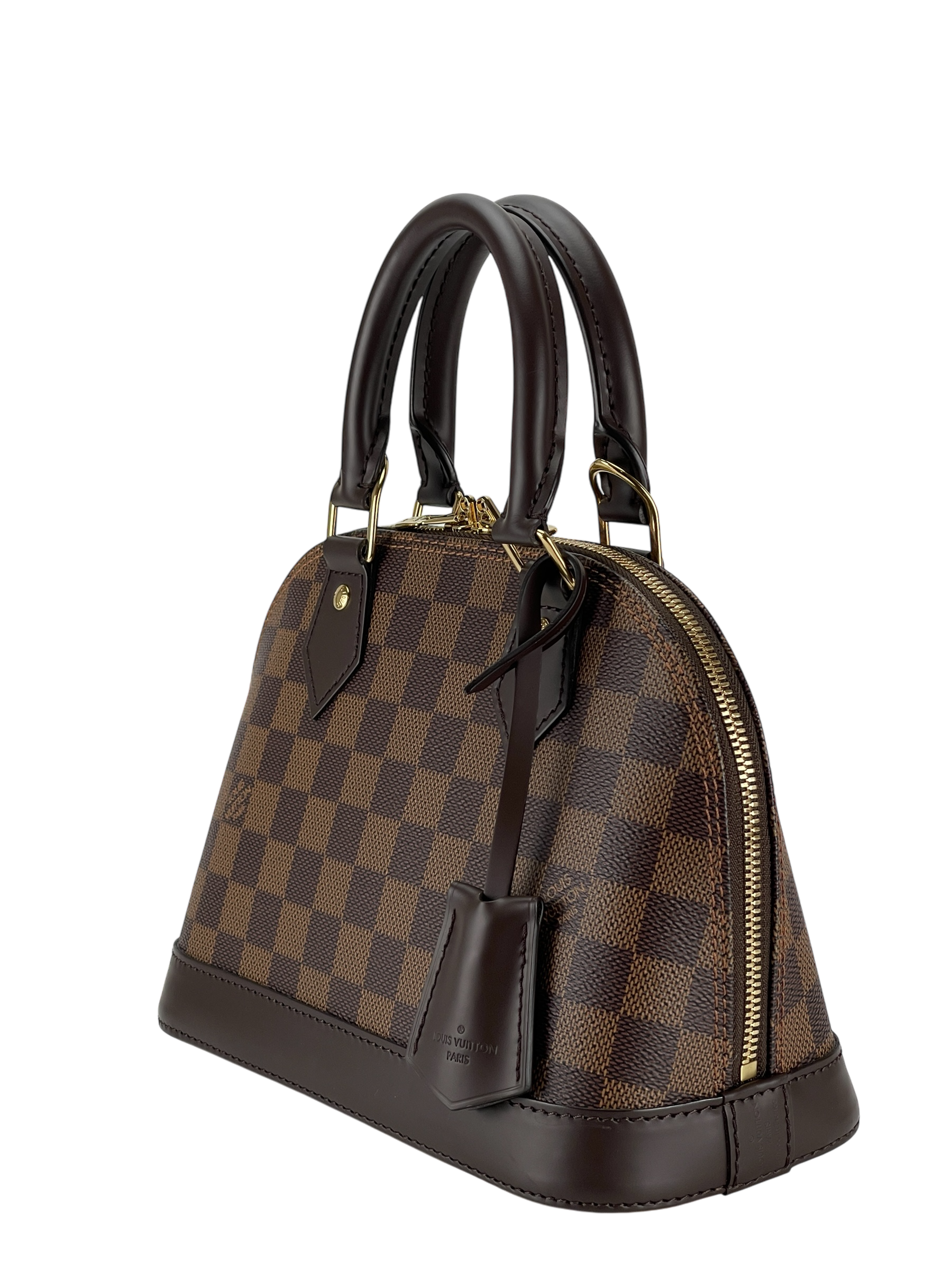LOUIS VUITTON - Damier Ebene Alma BB Handbag