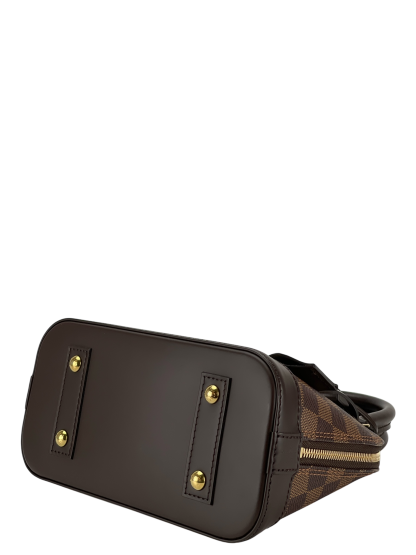 LOUIS VUITTON - Damier Ebene Alma BB Handbag 