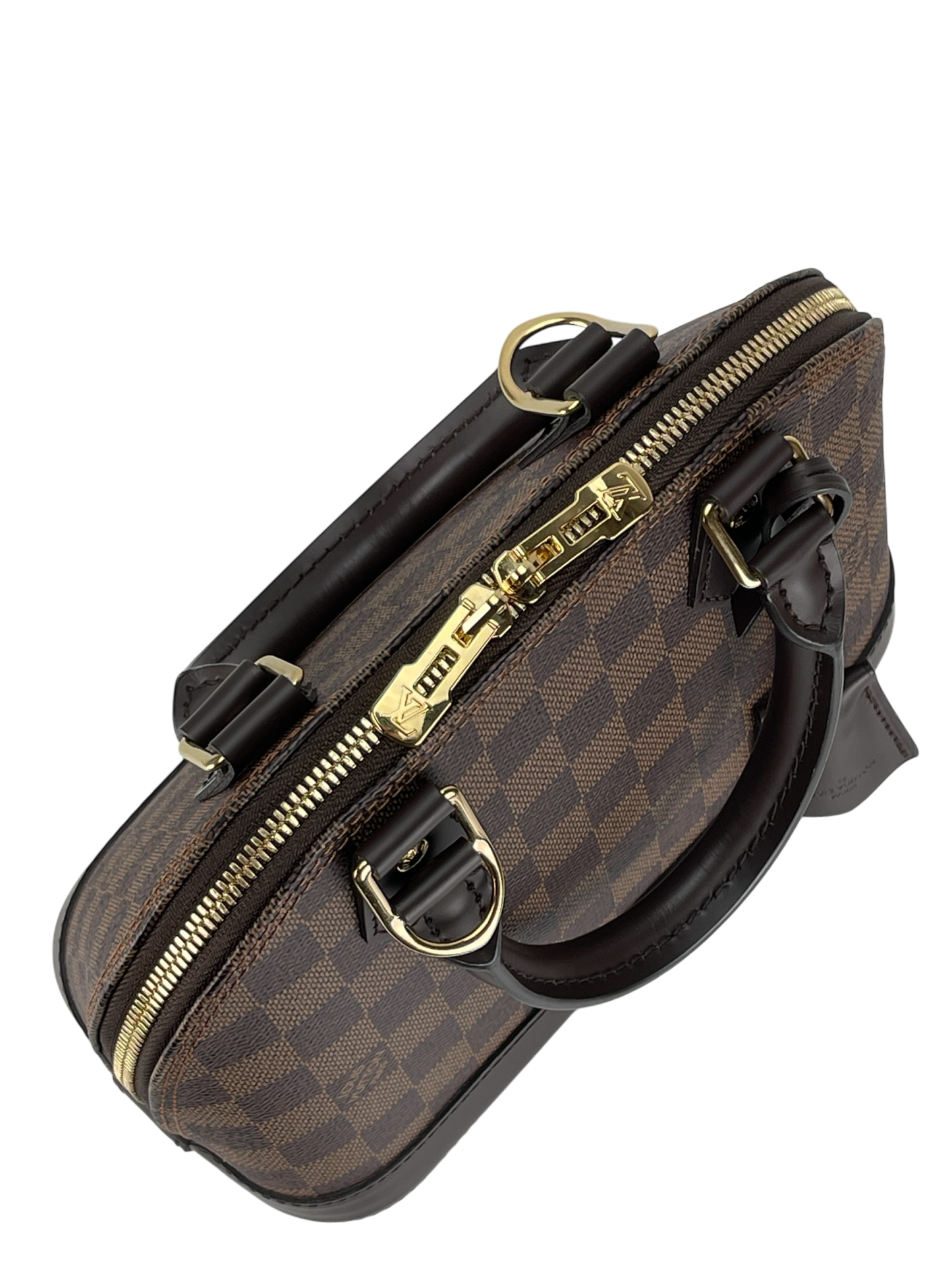 LOUIS VUITTON - Damier Ebene Alma BB Handbag