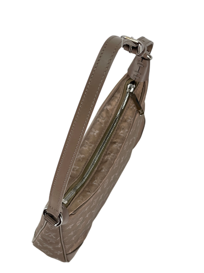 LOUIS VUITTON - Brown Silk Satin Mini Boulogne Bag Monogram 