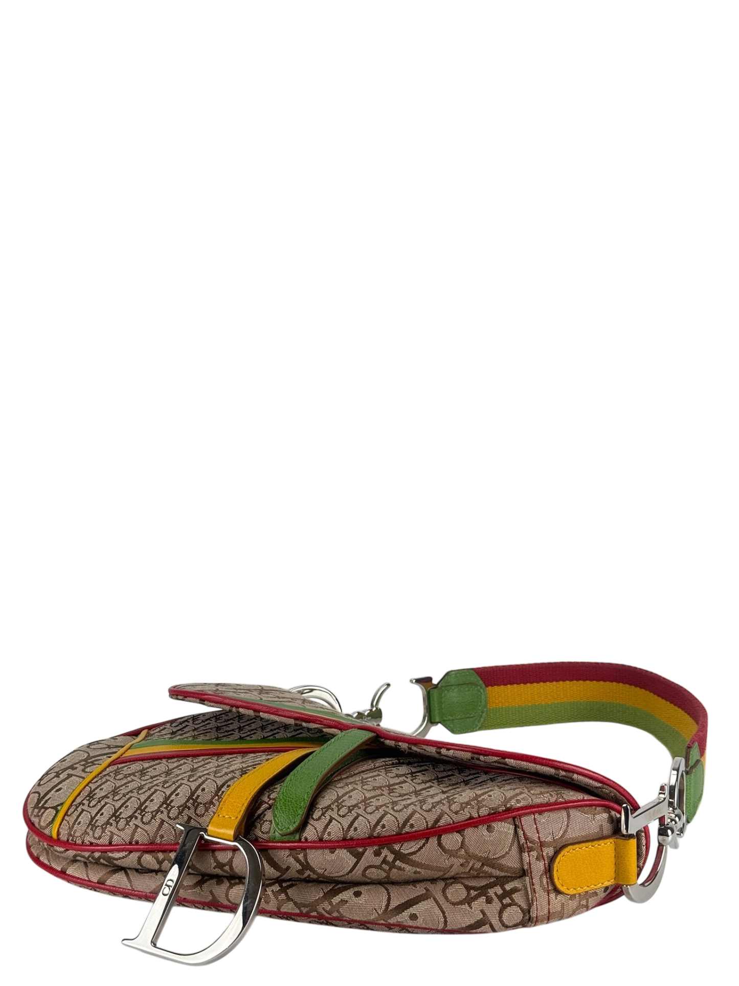 CHRISTIAN DIOR - Rasta Diorissimo Saddle Handbag