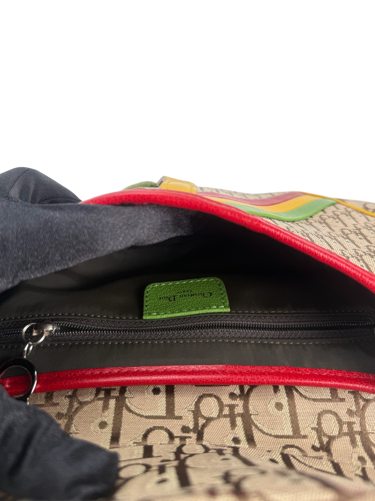 CHRISTIAN DIOR - Rasta Diorissimo Saddle Handbag
