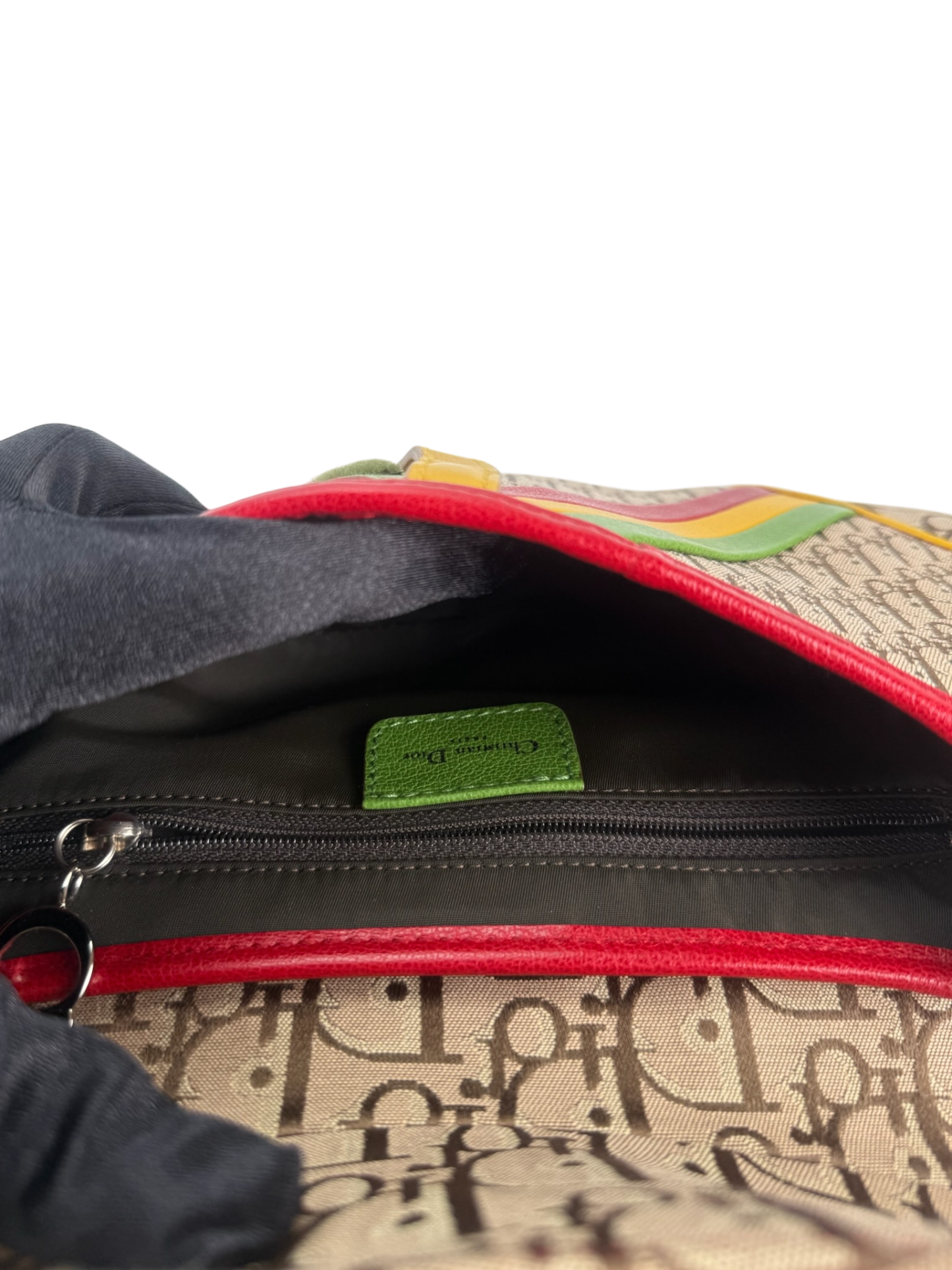 CHRISTIAN DIOR - Rasta Diorissimo Saddle Handbag
