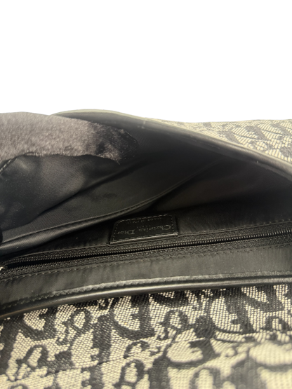 CHRISTIAN DIOR - Black Trotter Saddle Handbag