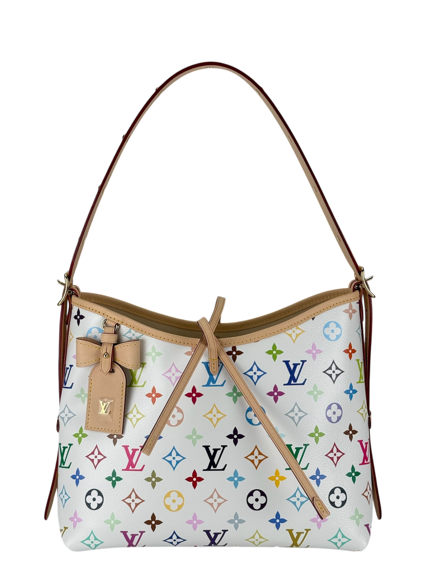 LOUIS VUITTON - Takashi Murakami Carryall NM PM Multicolor White