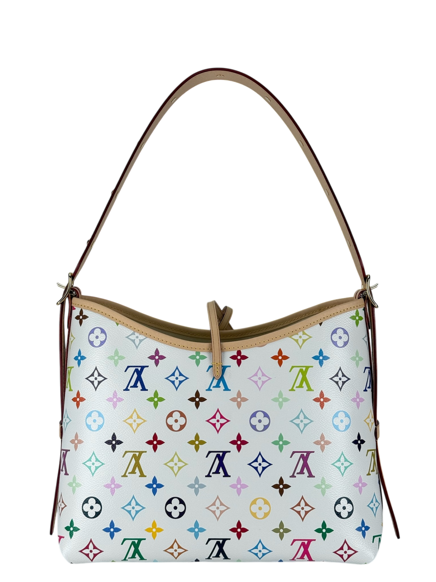 LOUIS VUITTON - Takashi Murakami Carryall NM PM Multicolor White