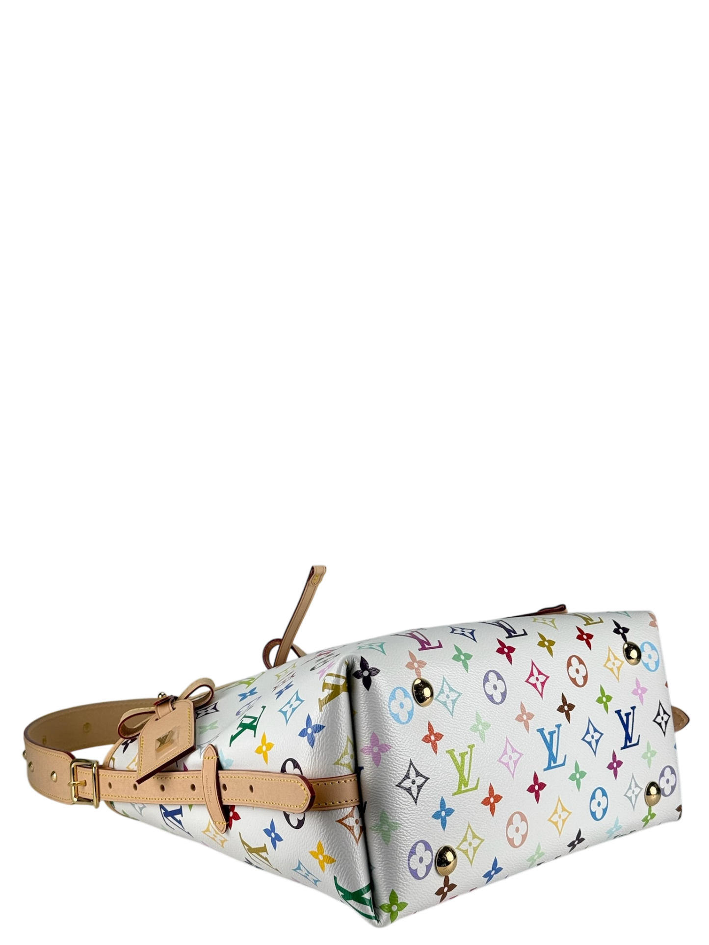 LOUIS VUITTON - Takashi Murakami Carryall NM PM Multicolor White