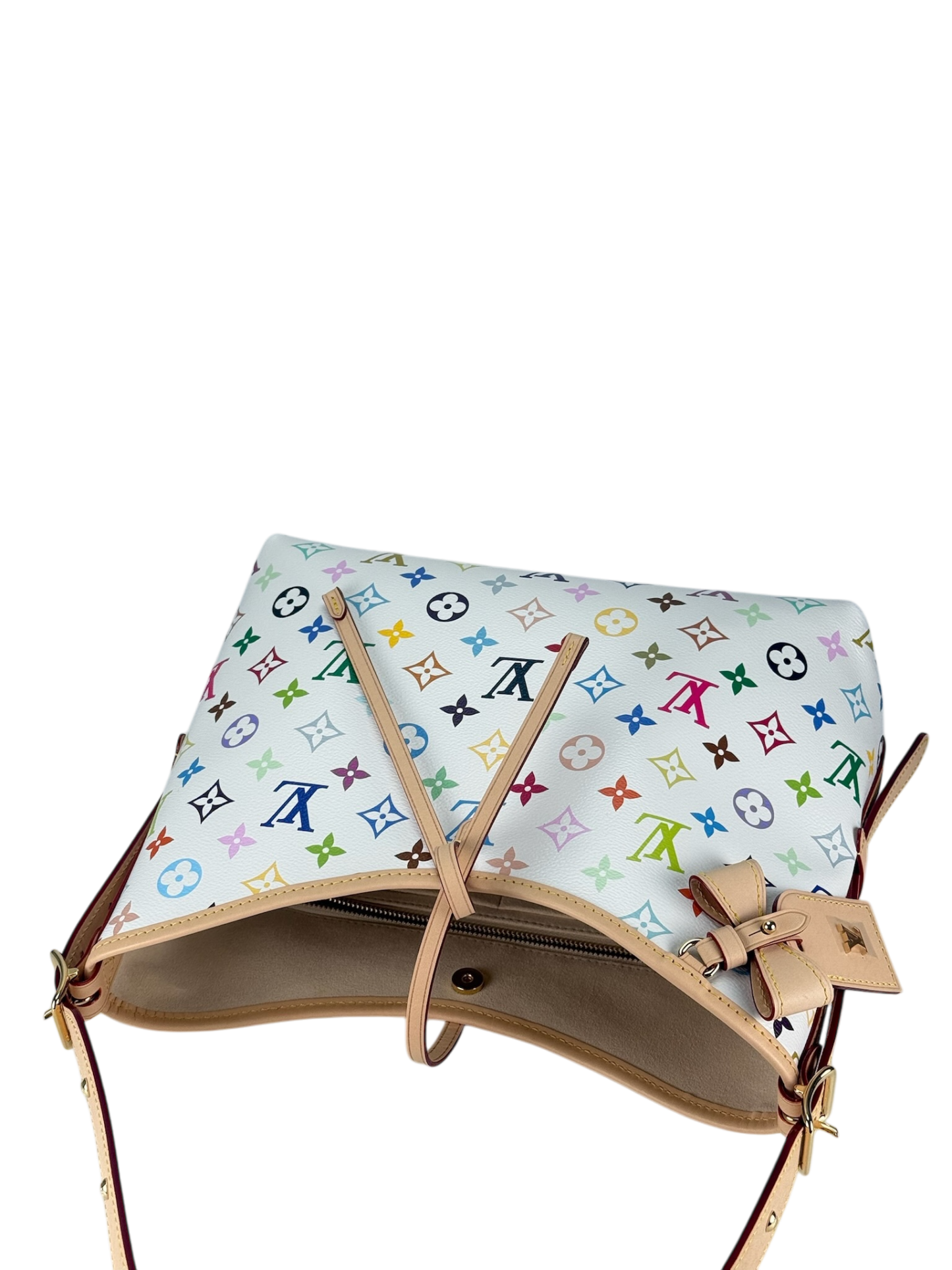 LOUIS VUITTON - Takashi Murakami Carryall NM PM Multicolor White