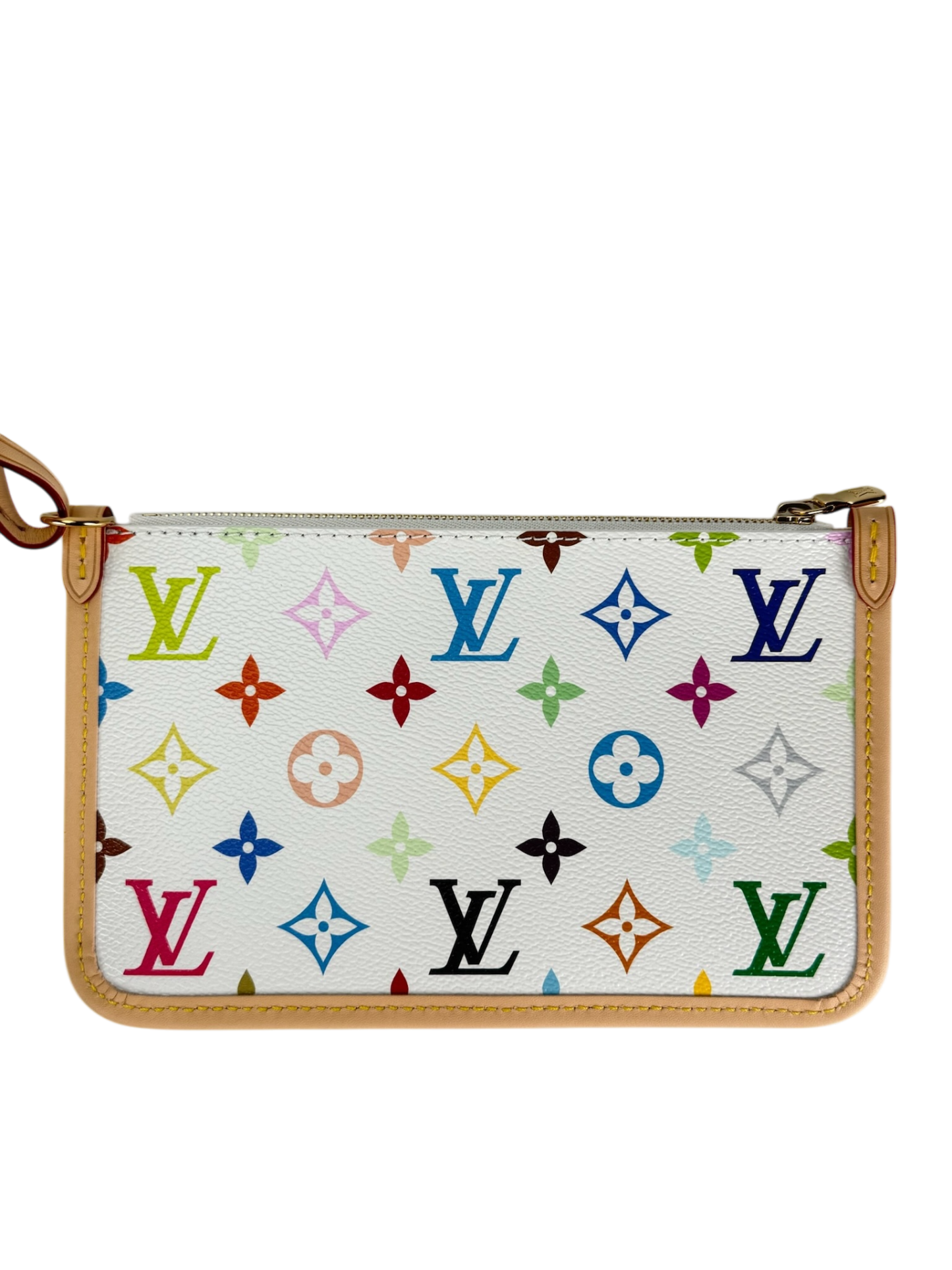 LOUIS VUITTON - Takashi Murakami Carryall NM PM Multicolor White