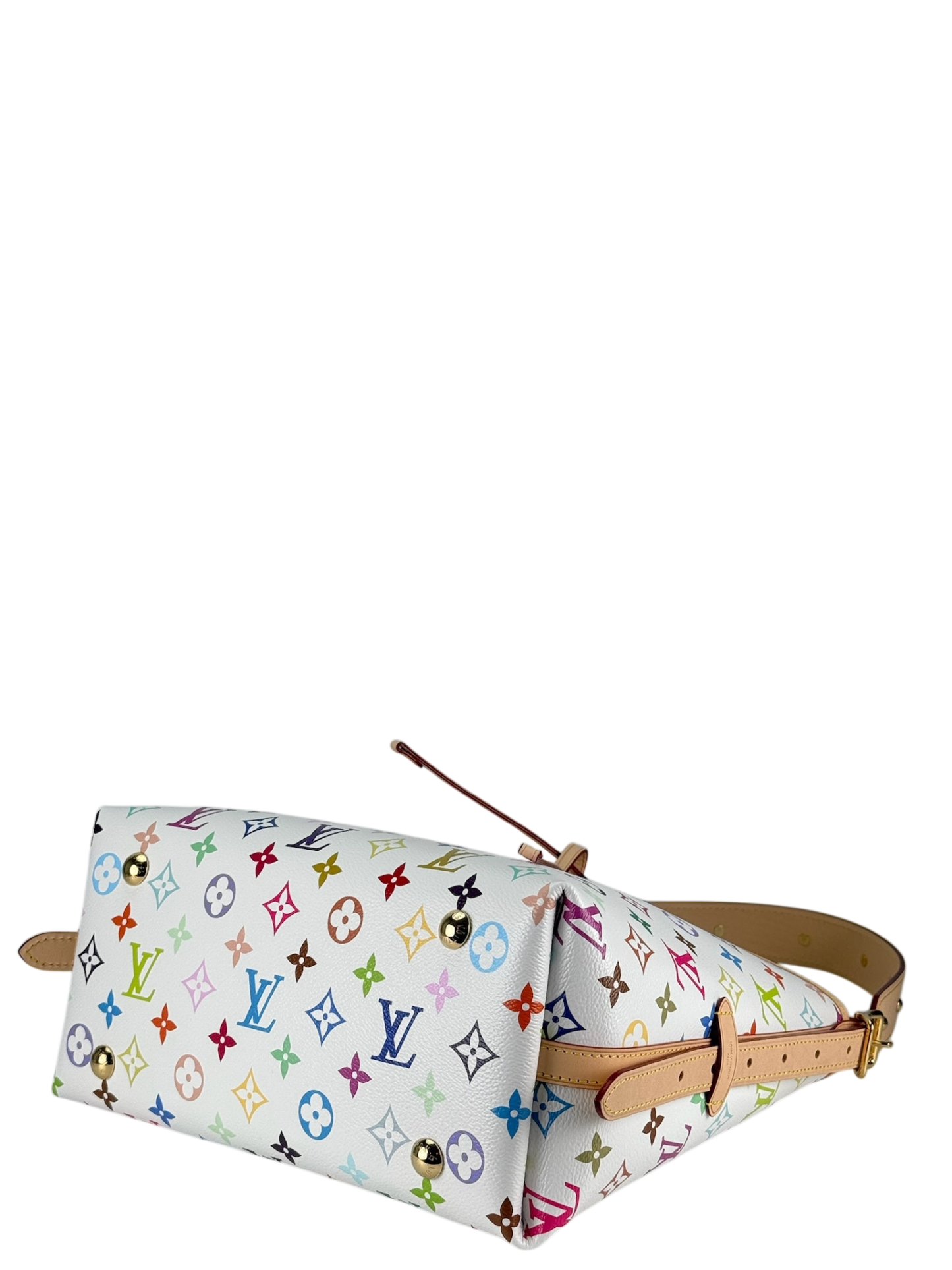 LOUIS VUITTON - Takashi Murakami Carryall NM PM Multicolor White