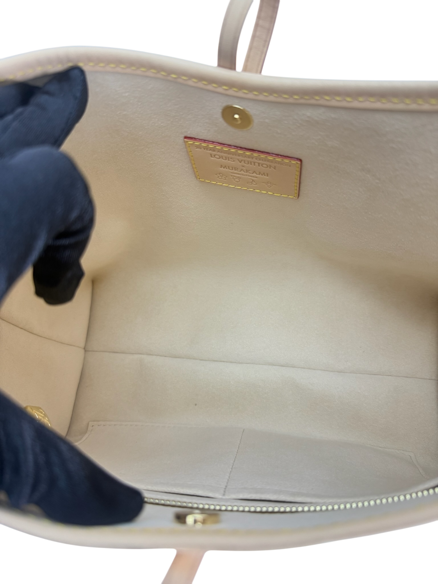 LOUIS VUITTON - Takashi Murakami Carryall NM PM Multicolor White