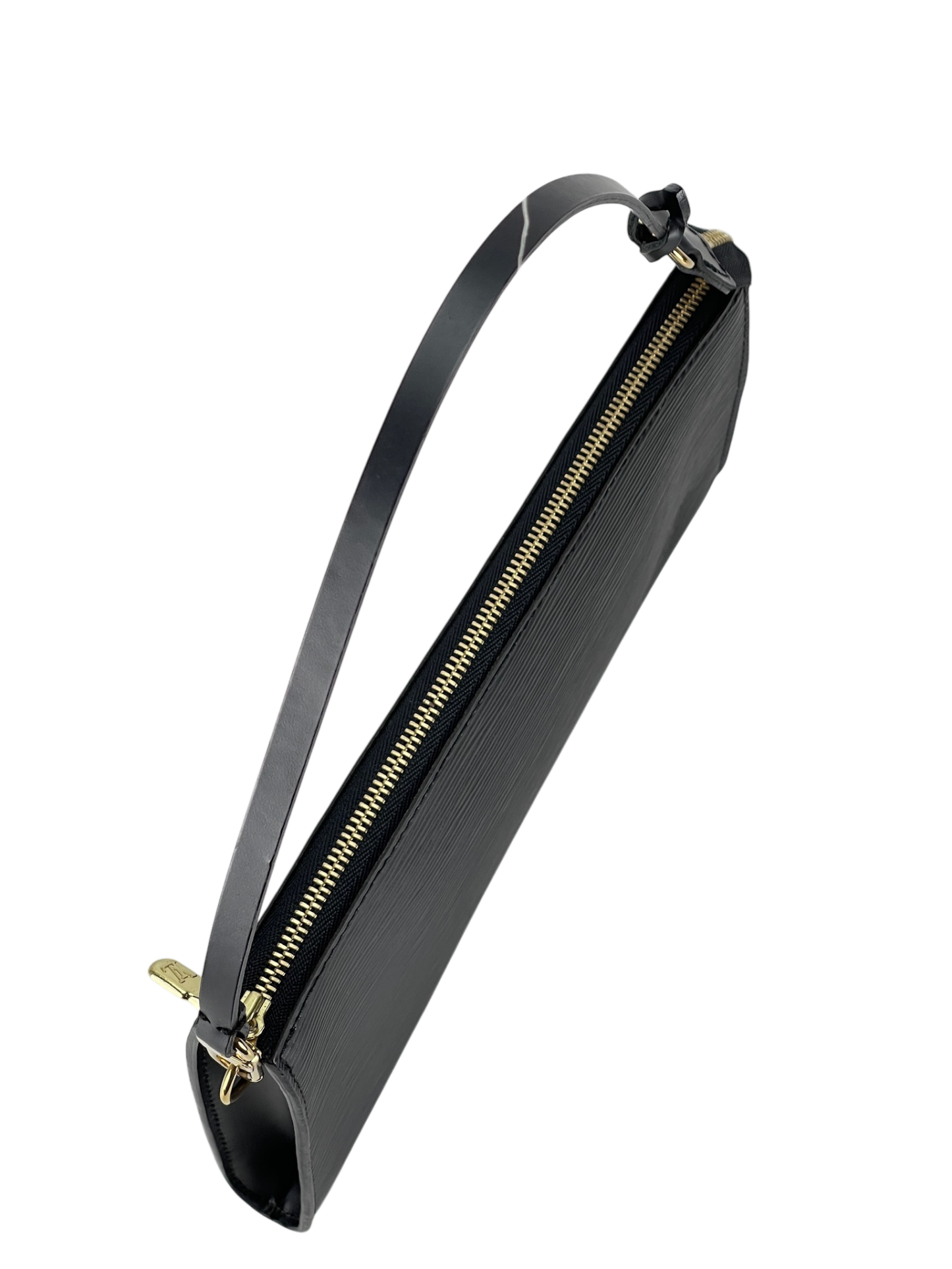 LOUIS VUITTON - Black Epi Accessory Pouch Handbag 