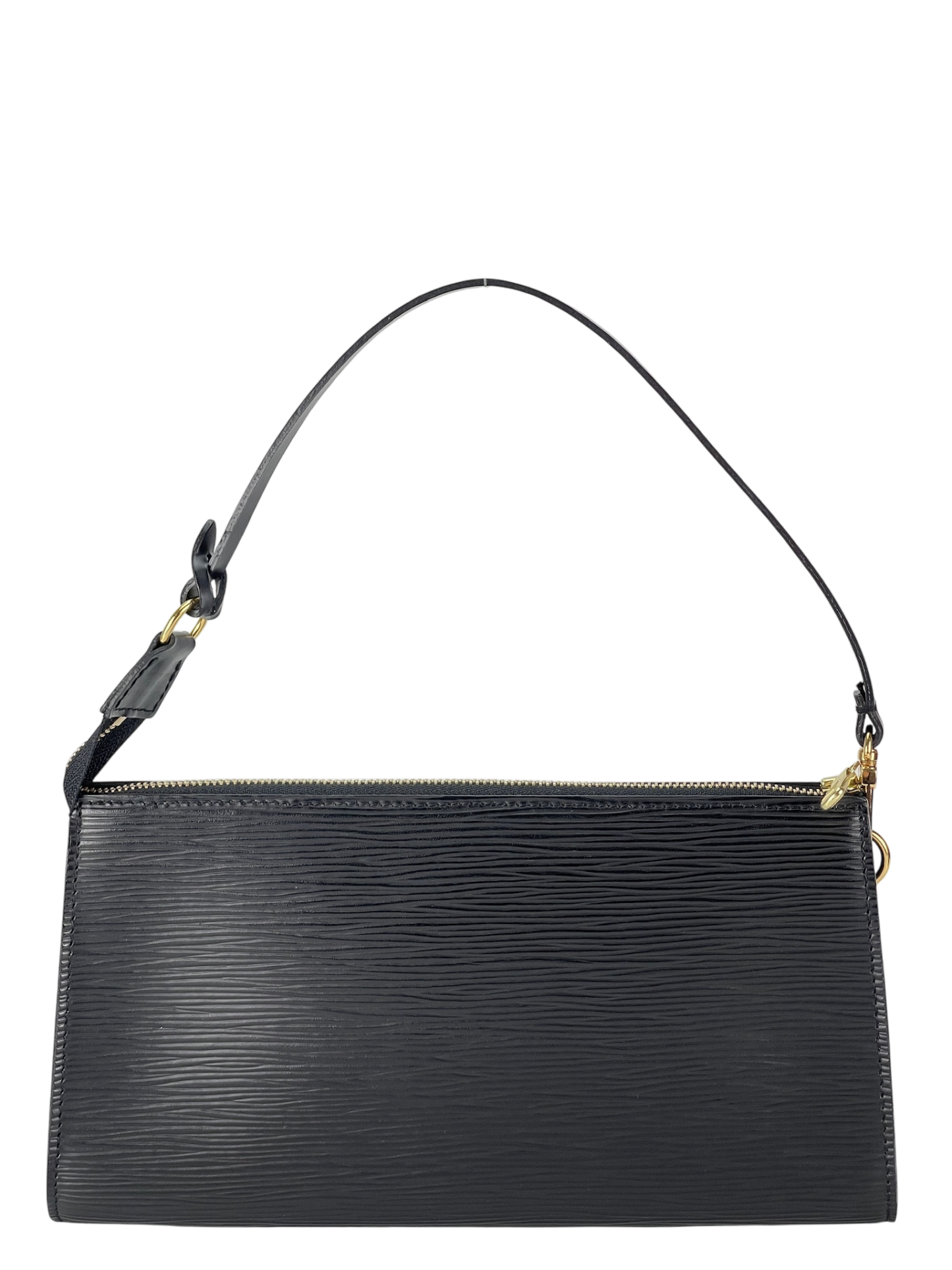 LOUIS VUITTON - Black Epi Accessory Pouch Handbag 