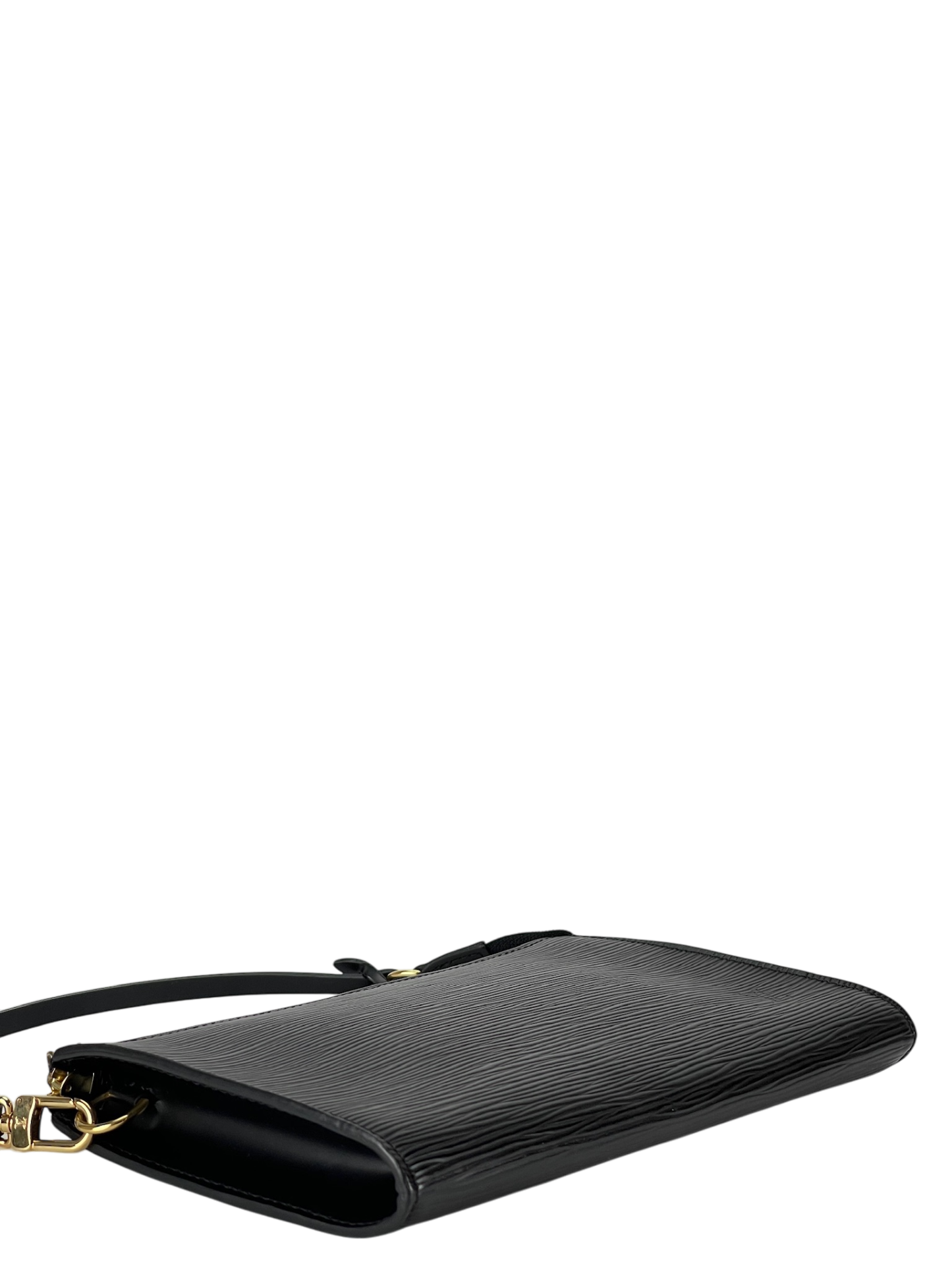 LOUIS VUITTON - Black Epi Accessory Pouch Handbag 