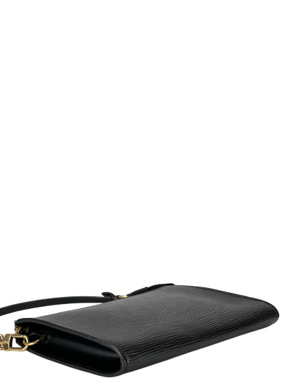 LOUIS VUITTON - Black Epi Accessory Pouch Handbag 