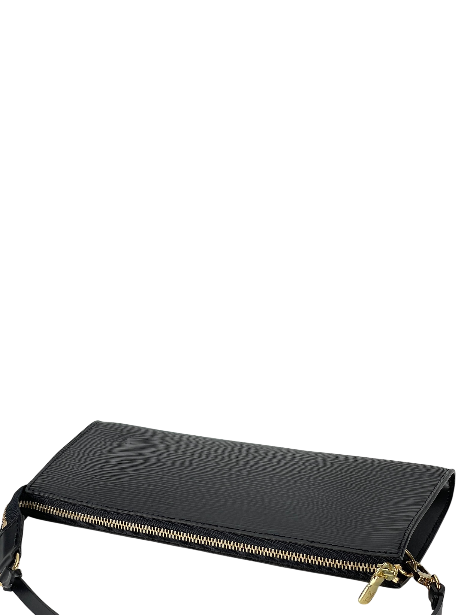 LOUIS VUITTON - Black Epi Accessory Pouch Handbag 