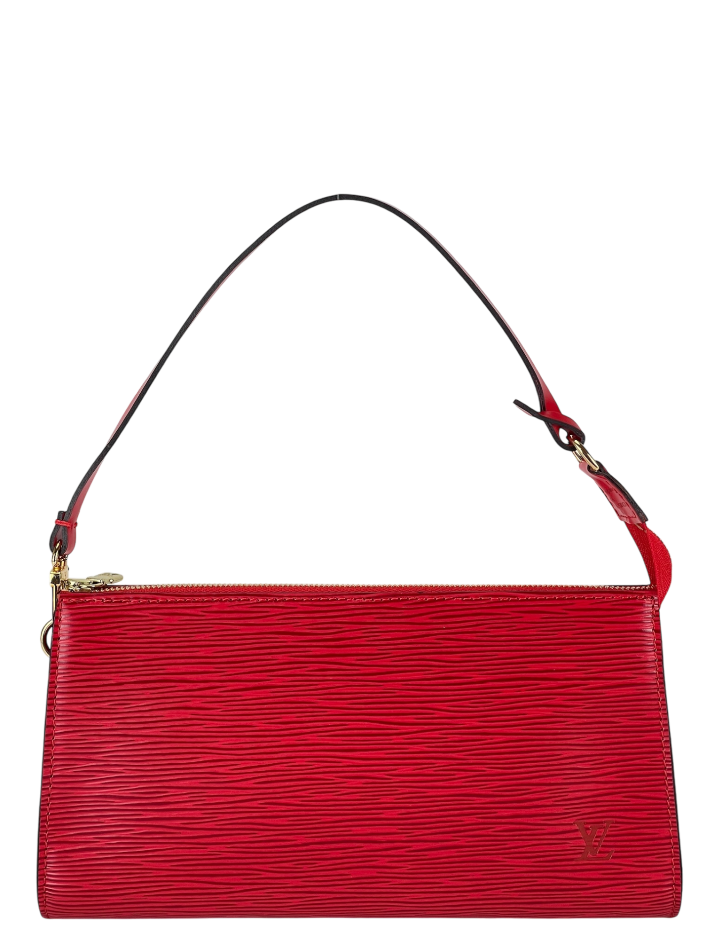 LOUIS VUITTON - Red Epi Accessory Pouch Handbag