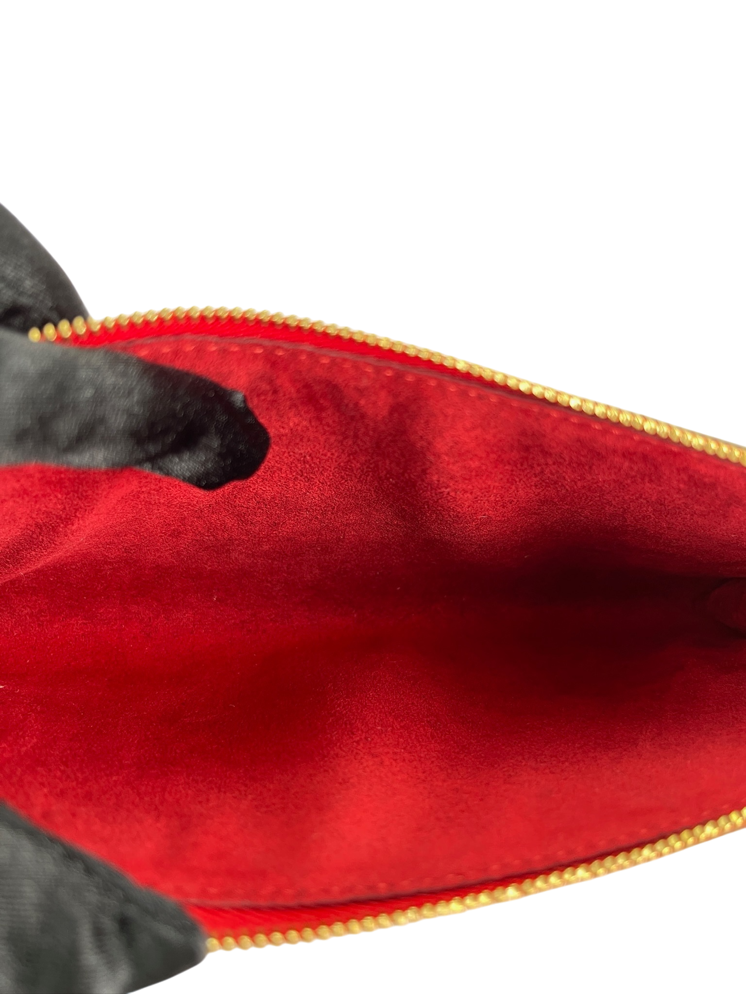 LOUIS VUITTON - Red Epi Accessory Pouch Handbag 