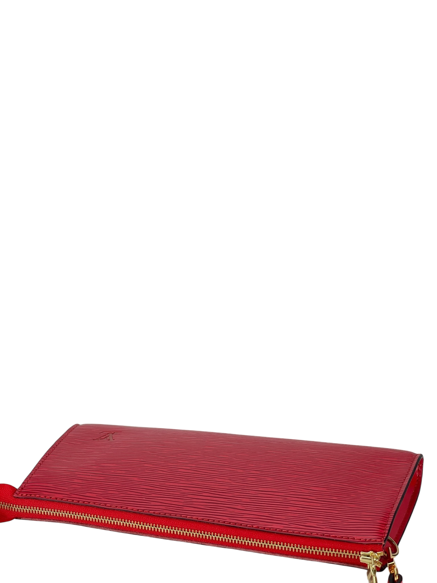 LOUIS VUITTON - Red Epi Accessory Pouch Handbag