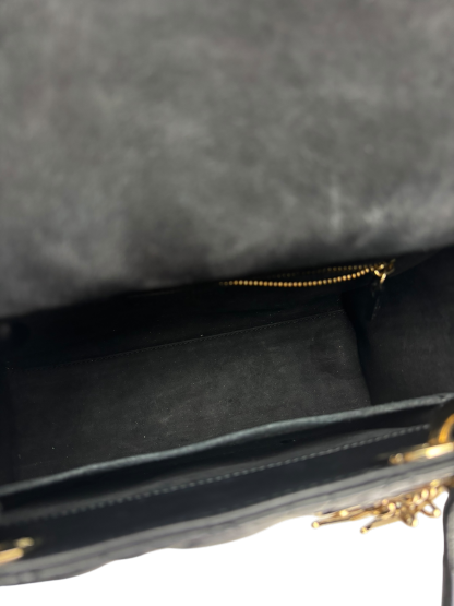 CHRISTIAN DIOR - Black Lambskin Lady Dior Handbag