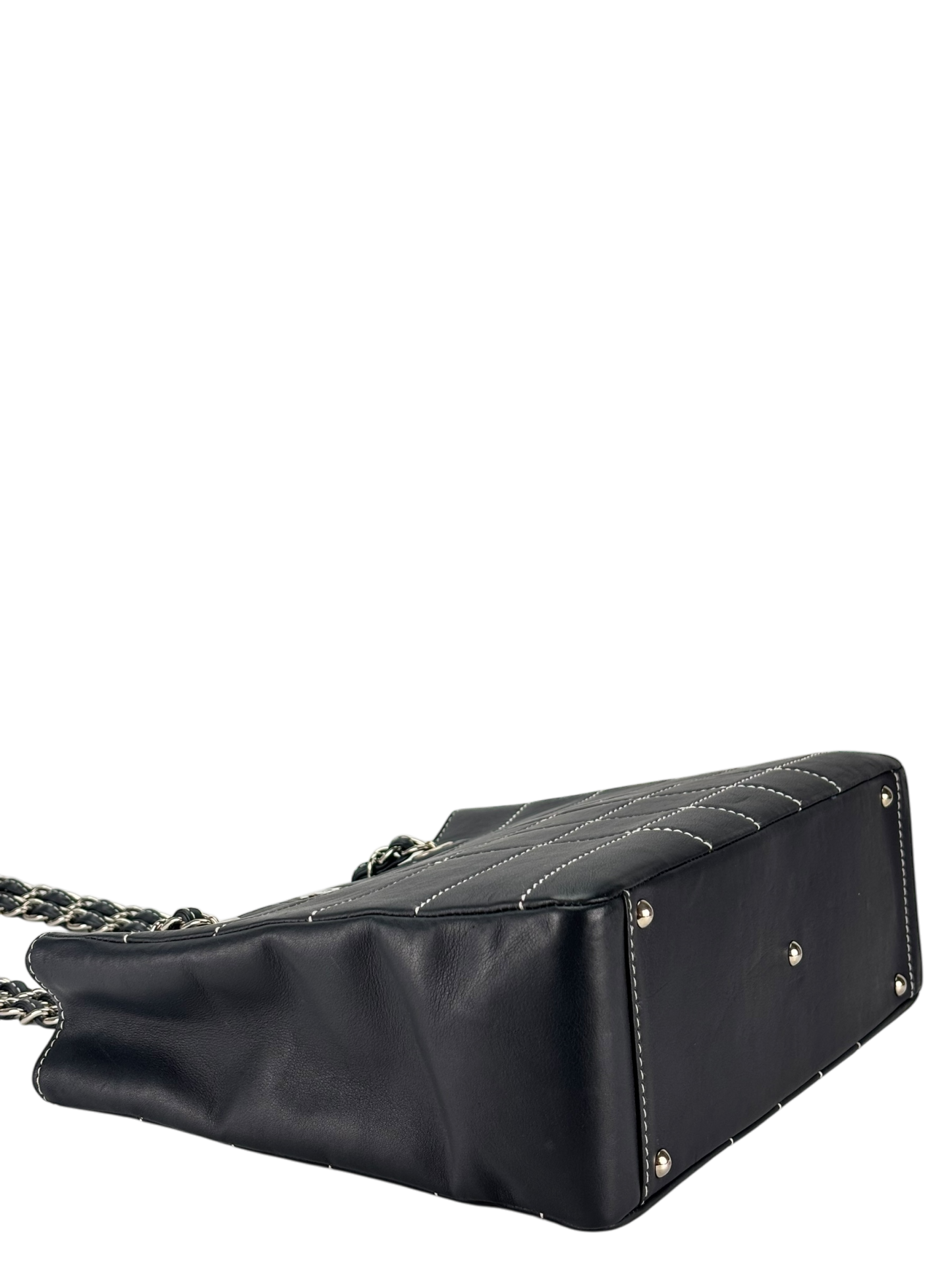 CHANEL - Wild Stitch Chocolate Bar Chain Tote Bag