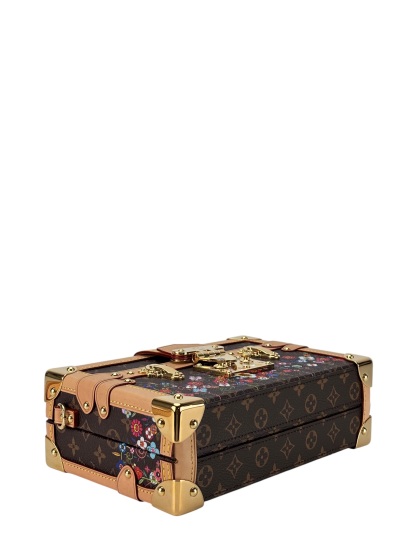 LOUIS VUITTON - LV x TM Canvas Monogram Flowers Petite Malle Bag  