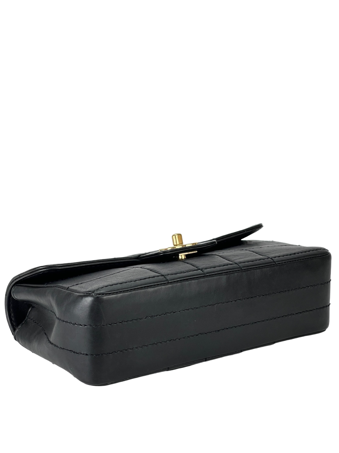 CHANEL - Chocolate bar chain shoulder crossbody handbag