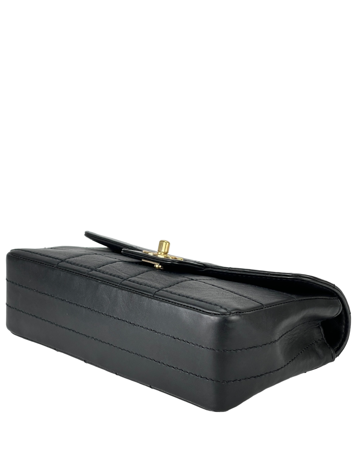 CHANEL - Chocolate bar chain shoulder crossbody handbag